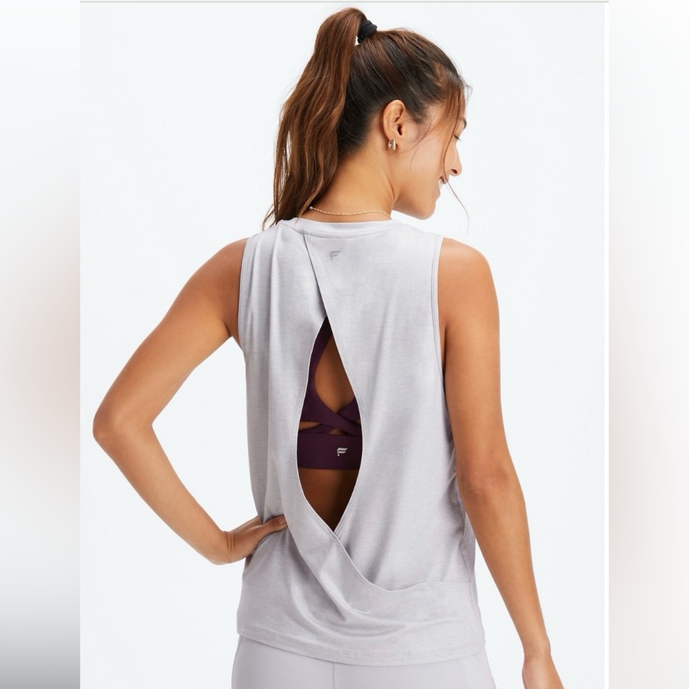 Fabletics backless tank top